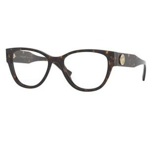 Versace Ophthalmic Eyeglasses 3281-B-A Dark Havana 54mm Gently Used or NWOT